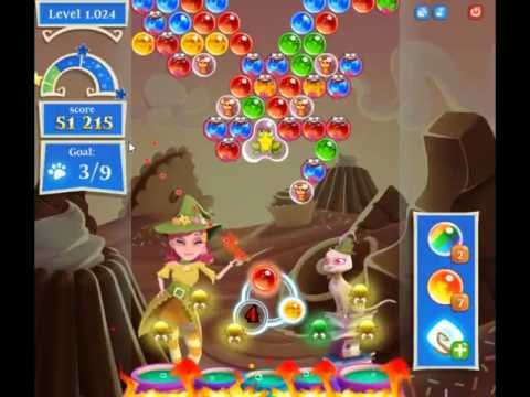 Video guide by skillgaming: Bubble Witch Saga 2 Level 1024 #bubblewitchsaga