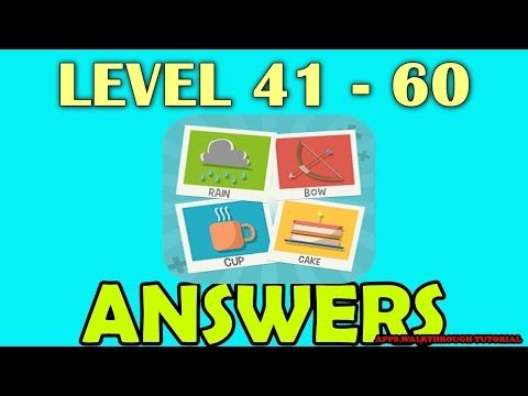 Video guide by Apps Walkthrough Tutorial: Pictoword Level 41 - 60 #pictoword