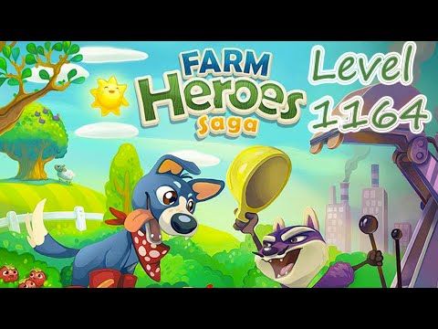 Video guide by ArmGaming: Farm Heroes Saga Level 1164 #farmheroessaga