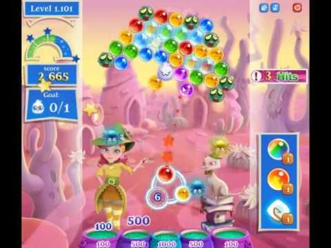 Video guide by skillgaming: Bubble Witch Saga 2 Level 1101 #bubblewitchsaga