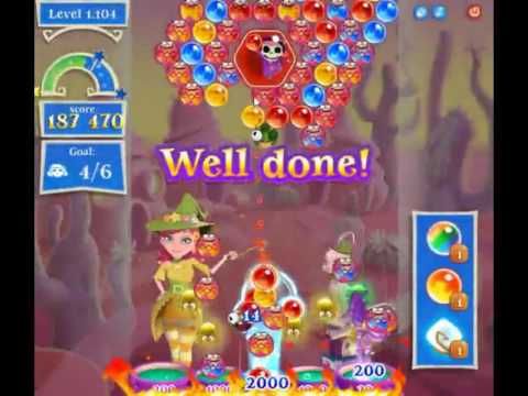 Video guide by skillgaming: Bubble Witch Saga 2 Level 1104 #bubblewitchsaga
