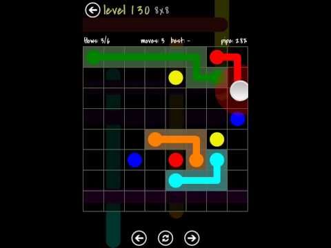 Video guide by TheDorsab3: Flow Free 8x8 level 130 #flowfree