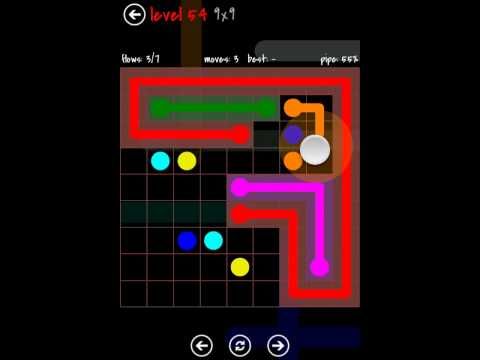 Video guide by TheDorsab3: Flow Free 9x9 level 54 #flowfree