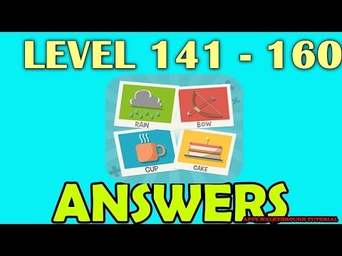 Video guide by Apps Walkthrough Tutorial: Pictoword Level 141 - 160 #pictoword