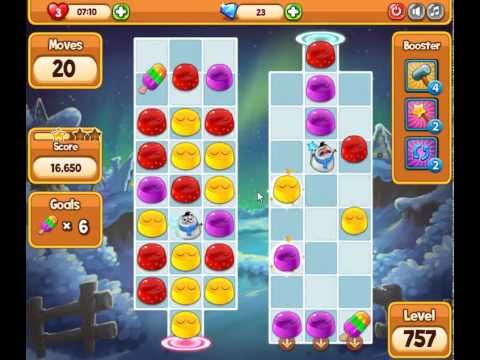 Video guide by skillgaming: Pudding Pop Mobile Level 757 #puddingpopmobile