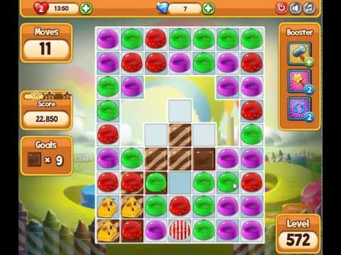 Video guide by skillgaming: Pudding Pop Mobile Level 572 #puddingpopmobile