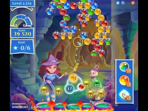 Video guide by Happy Hopping: Bubble Witch Saga 2 Level 1234 #bubblewitchsaga