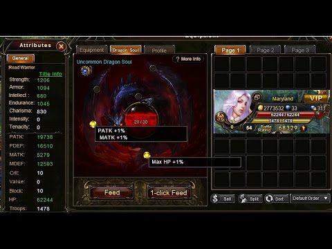 Video guide by Maryland Wartune/Legend Online: Dragon Soul Level 54 #dragonsoul