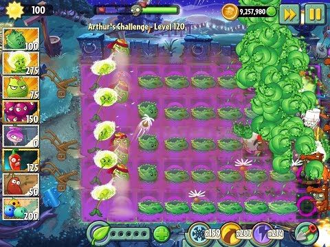 Video guide by Captain Hack: Plants vs. Zombies 2 Level 120 #plantsvszombies