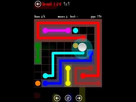 Video guide by TheDorsab3: Flow Free 9x9 level 105 #flowfree