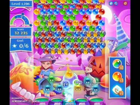 Video guide by Happy Hopping: Bubble Witch Saga 2 Level 1296 #bubblewitchsaga