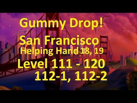 Video guide by Dmitry Nikitin - The best mobile games: Gummy Drop! Level 111-120 to  to  #gummydrop