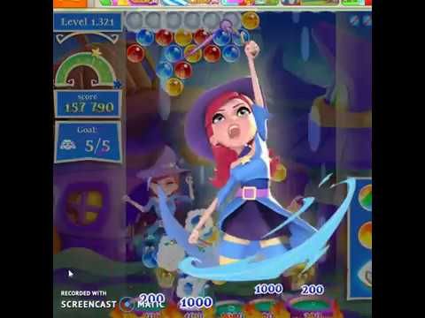 Video guide by KD M: Bubble Witch Saga 2 Level 1321 #bubblewitchsaga