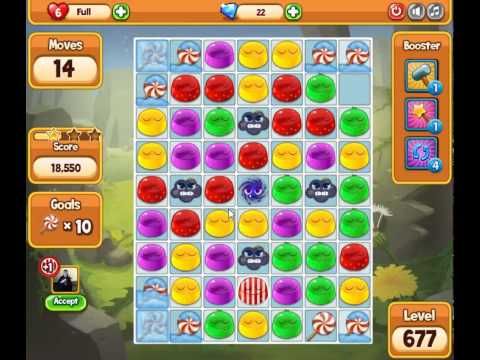 Video guide by skillgaming: Pudding Pop Mobile Level 677 #puddingpopmobile