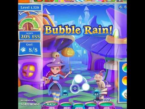 Video guide by KD M: Bubble Witch Saga 2 Level 1329 #bubblewitchsaga
