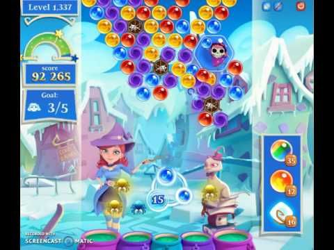 Video guide by Happy Hopping: Bubble Witch Saga 2 Level 1337 #bubblewitchsaga