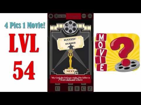 Video guide by Apps Walkthrough Tutorial: 4 Pics 1 Movie Level 54 #4pics1