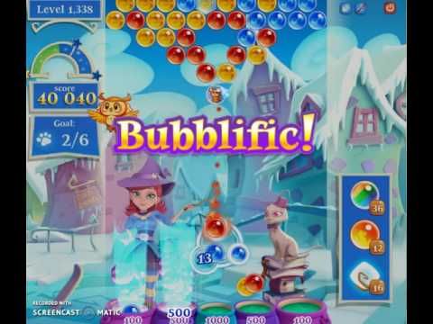 Video guide by Happy Hopping: Bubble Witch Saga 2 Level 1338 #bubblewitchsaga