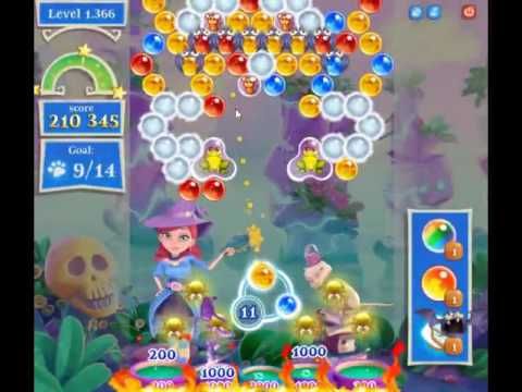 Video guide by skillgaming: Bubble Witch Saga 2 Level 1366 #bubblewitchsaga