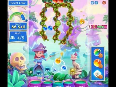 Video guide by skillgaming: Bubble Witch Saga 2 Level 1367 #bubblewitchsaga