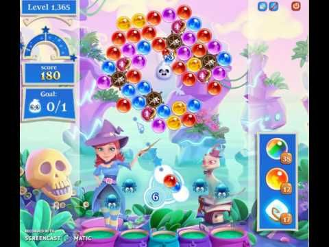 Video guide by Happy Hopping: Bubble Witch Saga 2 Level 1365 #bubblewitchsaga
