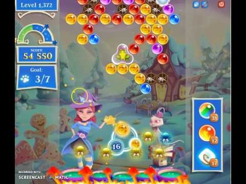 Video guide by Happy Hopping: Bubble Witch Saga 2 Level 1372 #bubblewitchsaga