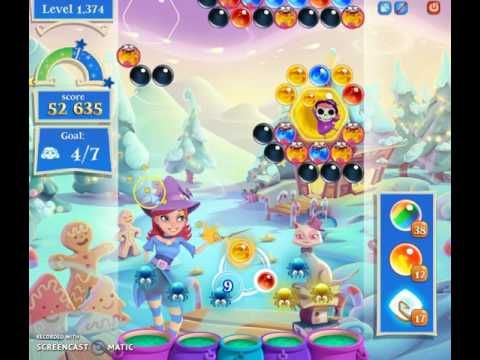 Video guide by Happy Hopping: Bubble Witch Saga 2 Level 1374 #bubblewitchsaga