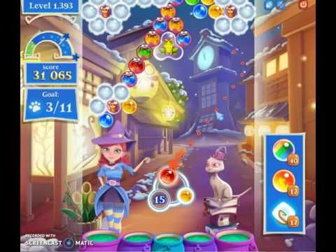Video guide by Happy Hopping: Bubble Witch Saga 2 Level 1393 #bubblewitchsaga