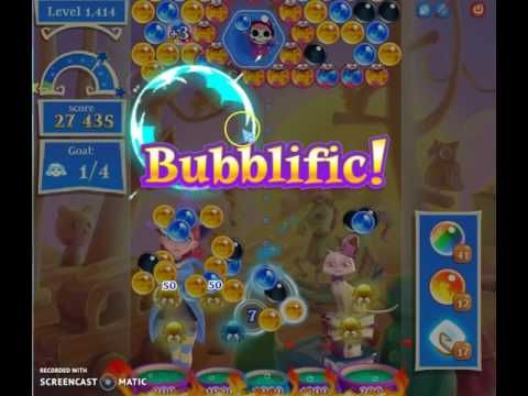 Video guide by Happy Hopping: Bubble Witch Saga 2 Level 1414 #bubblewitchsaga