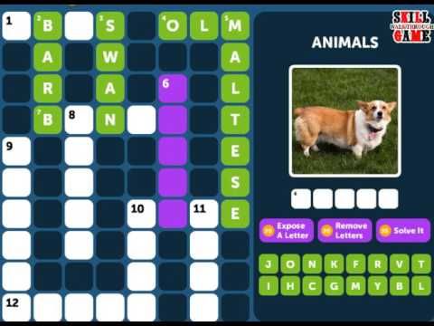 Video guide by Skill Game Walkthrough: Crossword Level 4 #crossword