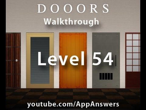 Video guide by AppAnswers: DOOORS level 54 #dooors