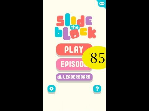Video guide by bals gameplay: Slide The Block Level 85 #slidetheblock