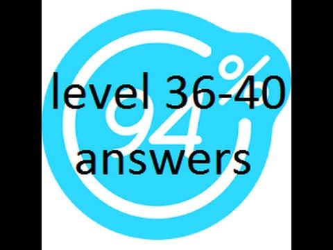 Video guide by Funtertainer Man: 94% Level 36-40 #94