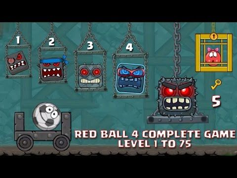 Video guide by GAMING MOMENTSwithRAPTURE: Red Ball 4 Level 1-75 #redball4