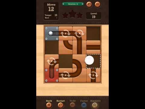 Video guide by iplaygames: Roll the Ball: slide puzzle Level 19 #rolltheball