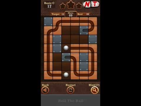 Video guide by Nabok Tapok: Roll the Ball: slide puzzle Level 17 #rolltheball