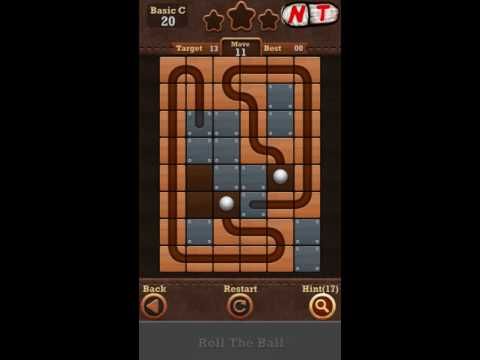 Video guide by Nabok Tapok: Roll the Ball: slide puzzle Level 20 #rolltheball
