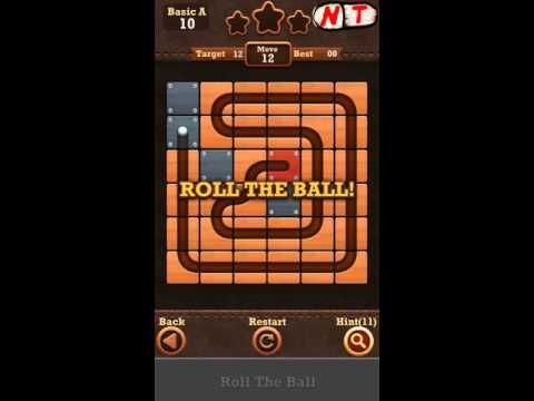 Video guide by Nabok Tapok: Roll the Ball: slide puzzle Level 10 #rolltheball