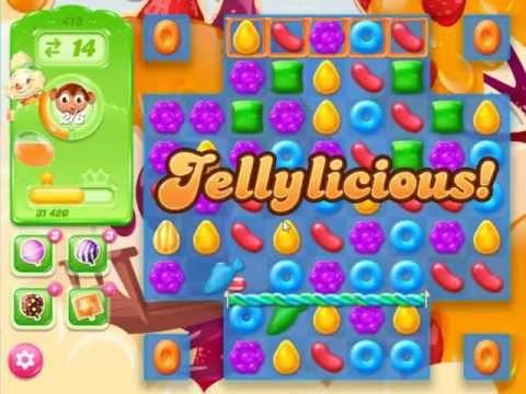 Video guide by skillgaming: Candy Crush Jelly Saga Level 415 #candycrushjelly