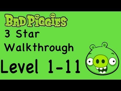 Video guide by NextGenWalkthroughs: Bad Piggies 3 stars level 1-11 #badpiggies