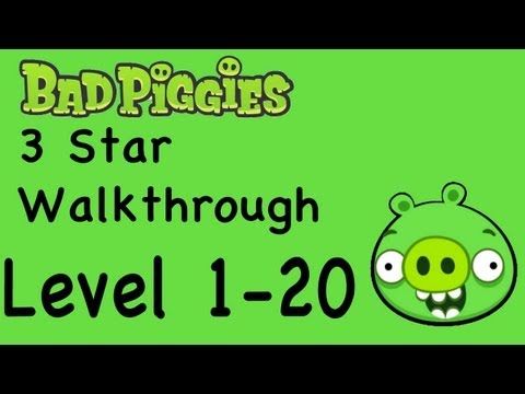 Video guide by NextGenWalkthroughs: Bad Piggies 3 stars level 1-20 #badpiggies