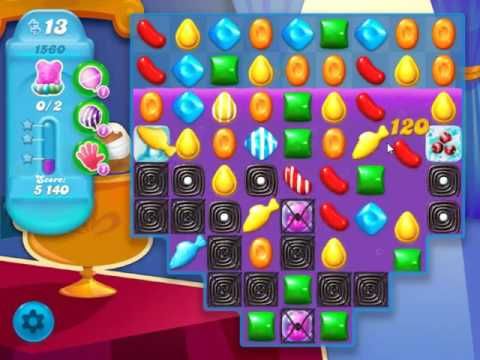 Video guide by skillgaming: Candy Crush Soda Saga Level 1560 #candycrushsoda
