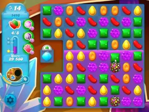 Video guide by skillgaming: Candy Crush Soda Saga Level 1416 #candycrushsoda