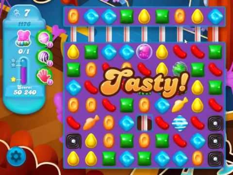 Video guide by skillgaming: Candy Crush Soda Saga Level 1176 #candycrushsoda