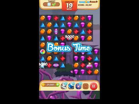 Video guide by Apps Walkthrough Tutorial: Jewel Match King Level 500 #jewelmatchking