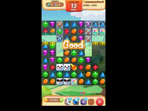 Video guide by Apps Walkthrough Tutorial: Jewel Match King Level 504 #jewelmatchking