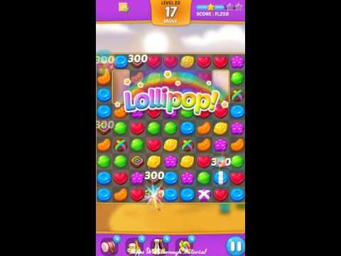 Video guide by Apps Walkthrough Tutorial: Lollipop: Sweet Taste Match3 Level 22 #lollipopsweettaste