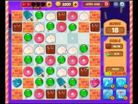 Video guide by Gamopolis: Candy Valley Level 696 #candyvalley