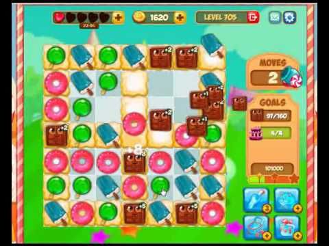 Video guide by Gamopolis: Candy Valley Level 705 #candyvalley