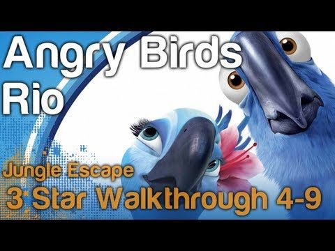Video guide by NextGenWalkthroughs: Angry Birds Rio 3 stars level 4-9 #angrybirdsrio